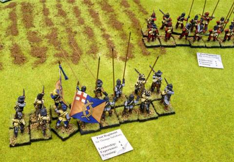 Batalla de Edgehill - 28 mm