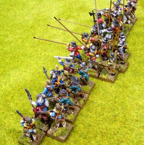 Batalla de Edgehill - 28 mm