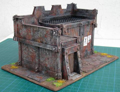 Edificio de Chapa para Wargames. 