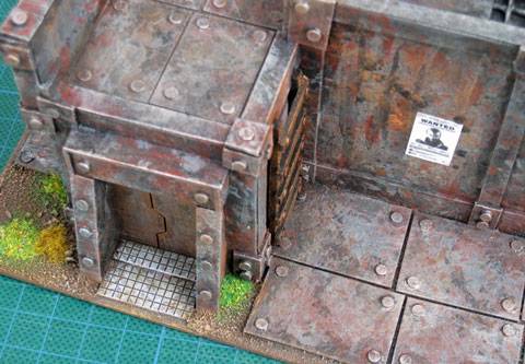 Edificio de Chapa para Wargames. 