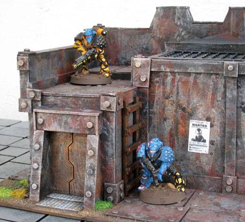 Edificio de Chapa para Wargames. 