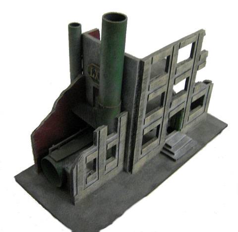 Edificio en Ruinas para Warhammer de 25 y 28 mm.