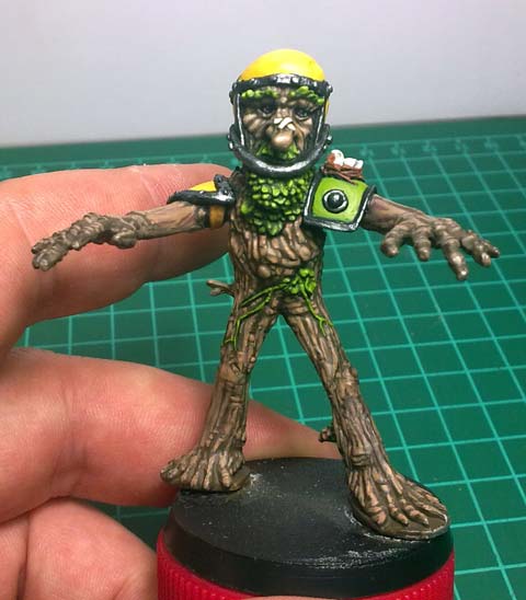 Proyecto Equipo Elfos Jugadores de Blood Bowl - Arbol - Escala 28mm 