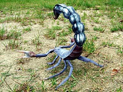 Recortable de Papel de un Escorpion para usarlo con nuestras figuras de Warhamer 