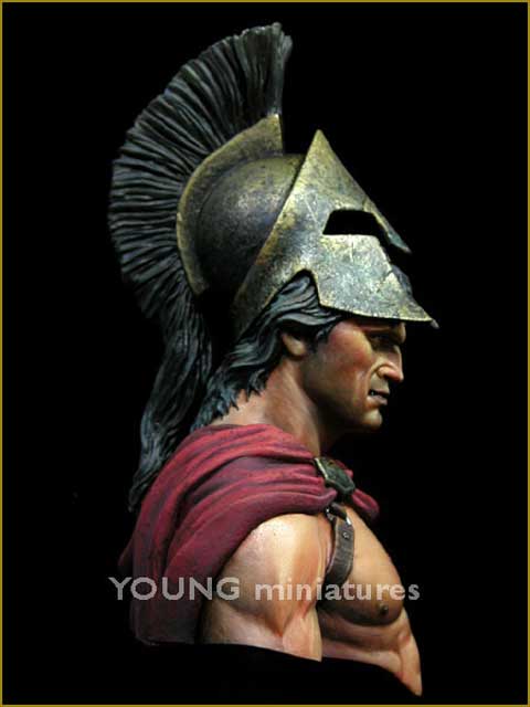 Busto Spartano - Battle of Thermopylae 480 a.C.
