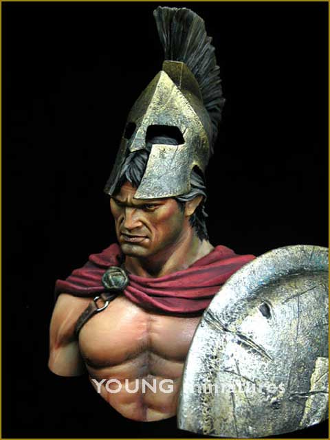 Busto Spartano - Battle of Thermopylae 480 a.C.