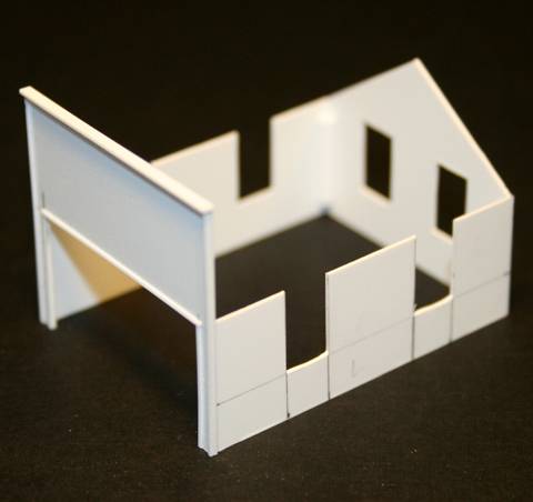 Construccion De Estacion de Servicio - Scratchbuilding.