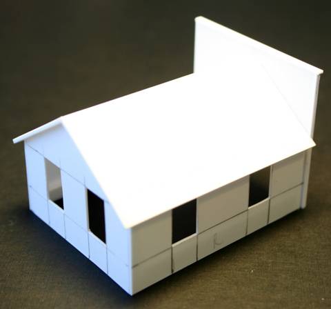 Construccion De Estacion de Servicio - Scratchbuilding.
