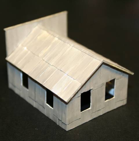 Construccion De Estacion de Servicio - Scratchbuilding.