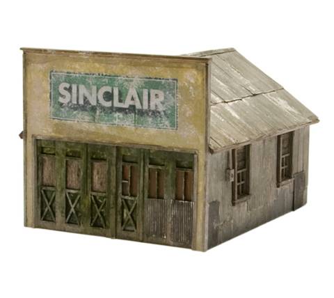 Construccion De Estacion de Servicio - Scratchbuilding.