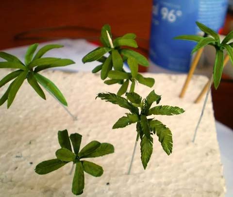 Tutorial para la Fabricacion de Plantas Selvaticas y de Hoja Ancha