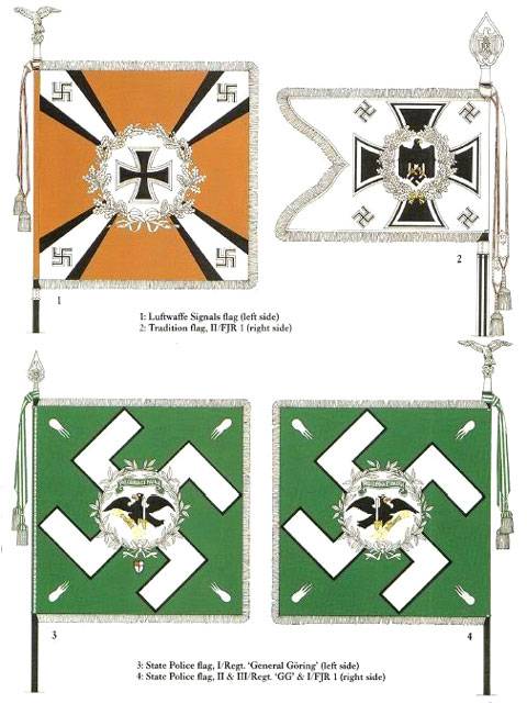 Banderas del Tercer Reich - Wehrmacht.  