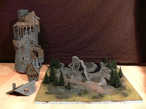 Torre Fortaleza Necrofoga - 28 mm.