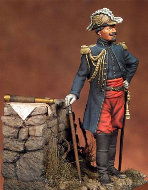 Figura a escala de 54 mm representando al personaje Francois Marcelin.