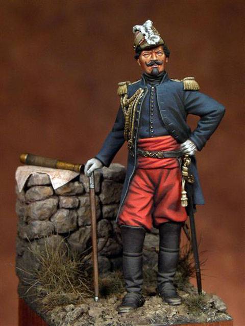 Figura a escala de 54 mm representando al personaje Francois Marcelin.