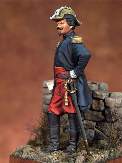 Figura a escala de 54 mm representando al personaje Francois Marcelin.