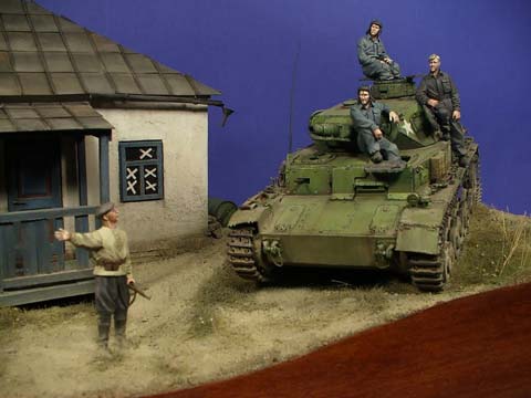 Diorama Frente Sur en Rusia - Escala 1/35