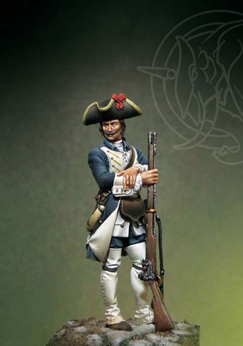 Fusilero del Regimiento Provincial de Artilleria (Val di Noto) - Escala 54mm