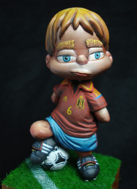 Cabezon Furgolista - El Futbolista - Escala 50mm