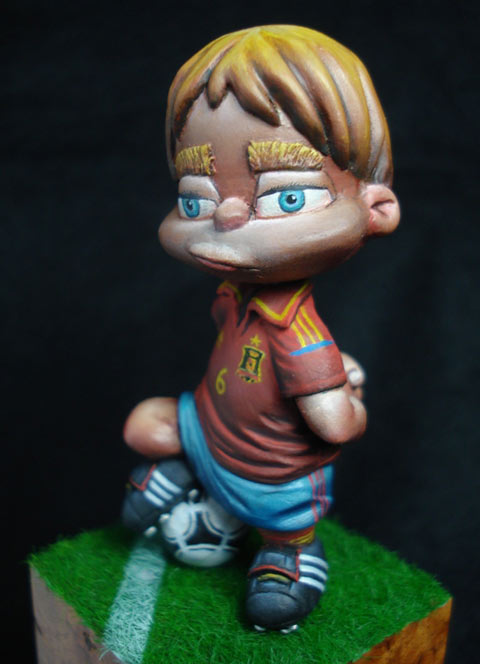 Cabezon Furgolista - El Futbolista - Escala 50mm