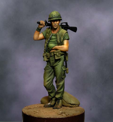 Fusilero del cuerpo de marines - Vietnam 1968