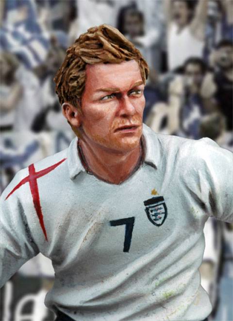 David Beckam y Ronaldinho en 54 mm.
