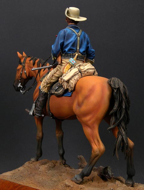 Coronel Custer a Caballo - Escala 90mm.