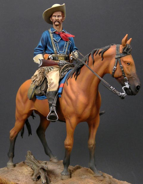 Coronel Custer a Caballo - Escala 90mm.