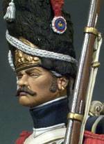 La miniatura es un Granadero de la Guardia Imperial de Napoleon.