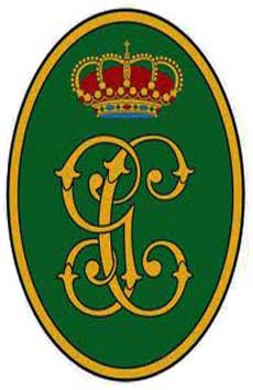 Tambi&eacute;n se utiliza como logotipo el formado por las letras G y C, entrelazadas, sumadas de la corona real. 