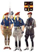 Uniformes Espa&ntilde;oles utilizados por los combatientes de ambos bandos y combatientes extranjeros durante la Guerra Civil Espa&ntilde;ola de 1936/1939. 