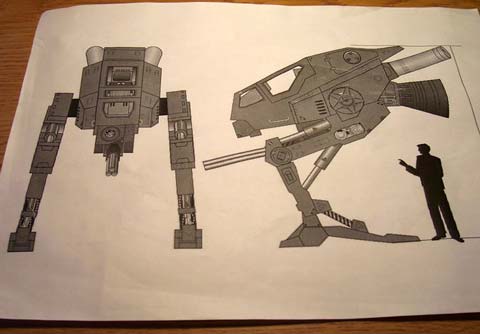 Gun Walker a Scratcbuilding