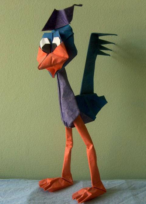 Correcaminos creado con Papel