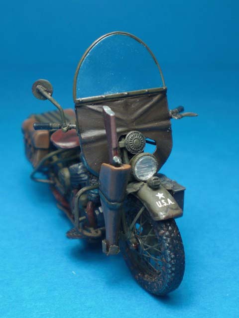 Motocicleta Militar Harley Davidson - Escala 1/35