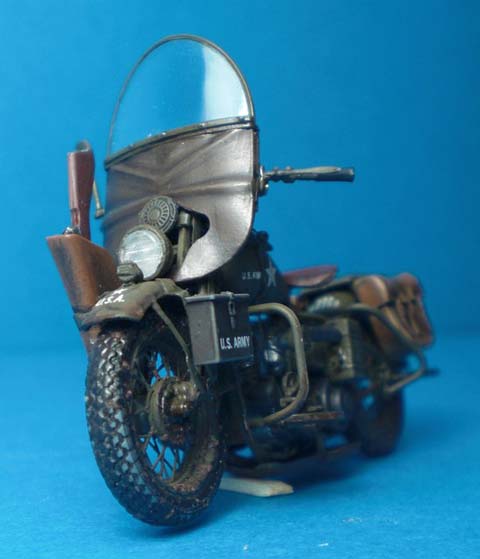 Motocicleta Militar Harley Davidson - Escala 1/35