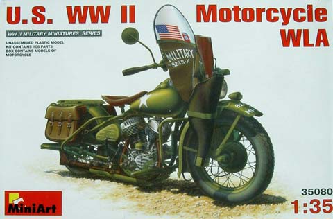 Motocicleta Militar Harley Davidson - Escala 1/35