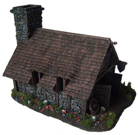 fragua o herreria cl&aacute;sica, apta para cualquier tipo de diorama o partida medieval o fantastica. 
