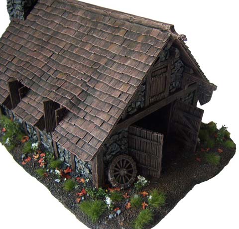 fragua o herreria cl&aacute;sica, apta para cualquier tipo de diorama o partida medieval o fantastica. 