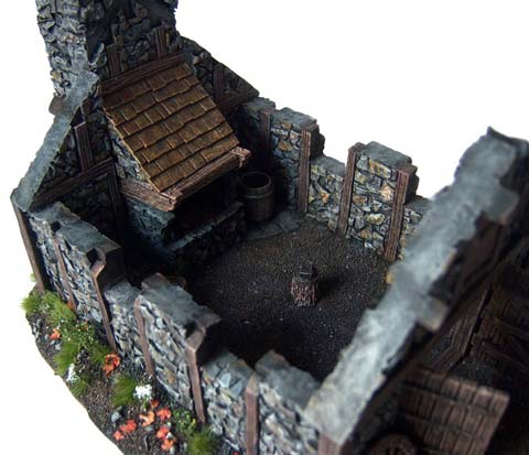 fragua o herreria cl&aacute;sica, apta para cualquier tipo de diorama o partida medieval o fantastica. 