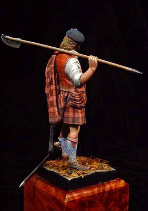 guerrero de un clan monta&ntilde;es durante 1746.
