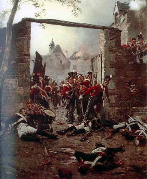 la defensa de Hougoumont