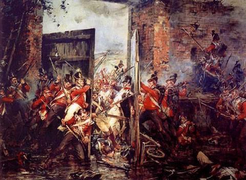 la defensa de Hougoumont