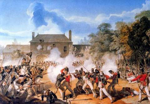 la defensa de Hougoumont