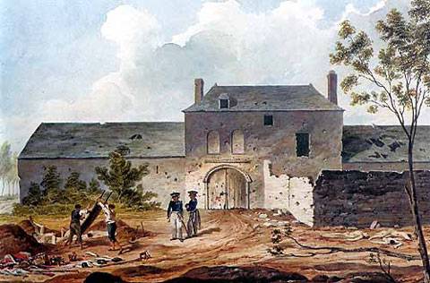 la defensa de Hougoumont