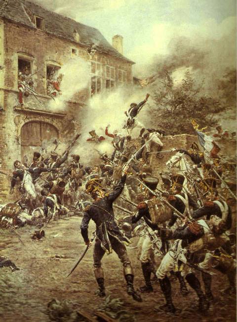 la defensa de Hougoumont