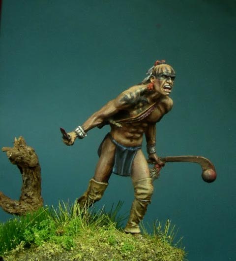 Huron warrior - Escala 28mm