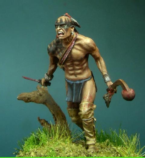Huron warrior - Escala 28mm