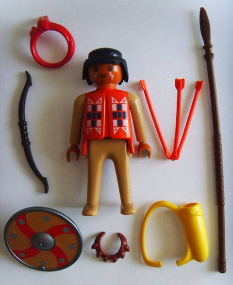 Piel Roja a Caballo de Playmobil.