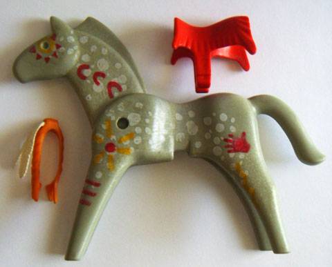 Piel Roja a Caballo de Playmobil.