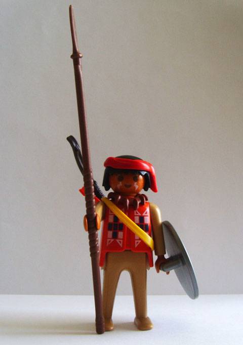 Piel Roja a Caballo de Playmobil.